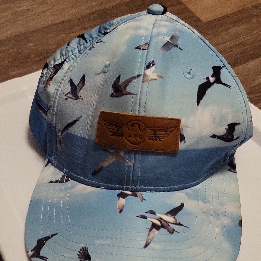 American Eagle Outfitters Kids' Sky Blue Bird Cap